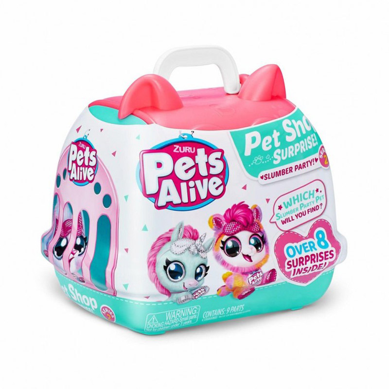 Zuru Pets Alive Βαλιτσάκι Pet Shop Surprise Slumber Party Σειρά 2 - Σχέδια 9532