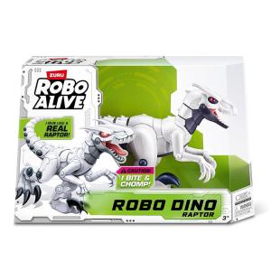 Zuru Robo Alive Ρομποτικός Dino Raptor White 11871152