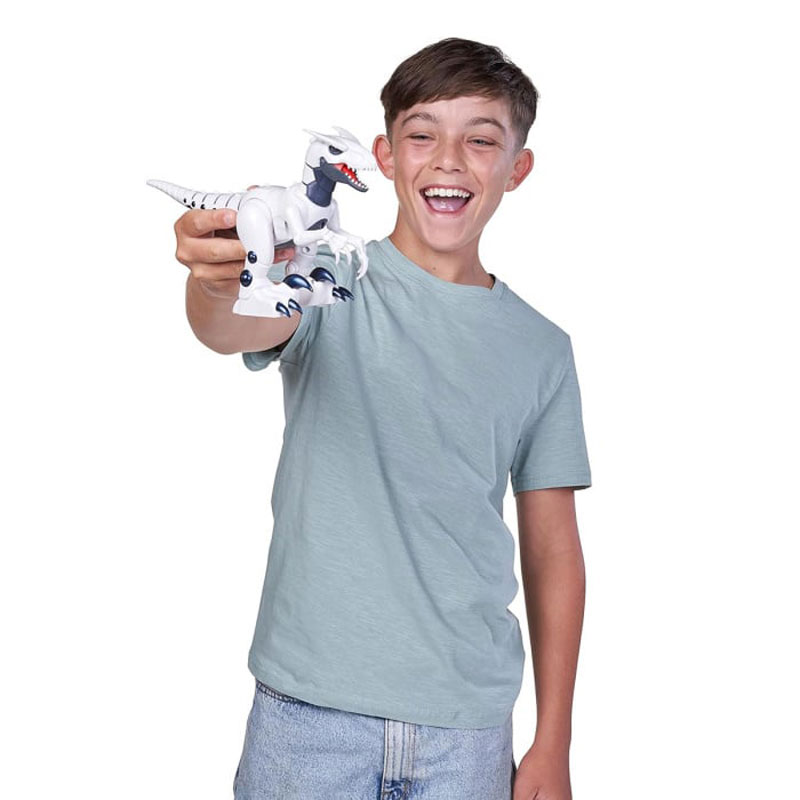 Zuru Robo Alive Ρομποτικός Dino Raptor White 11871152