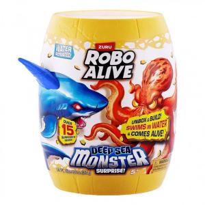 Zuru Robo Alive Deep Sea Monster Surprise Βαρέλι με Καρχαρία και 15+ Εκπλήξεις 11871155A