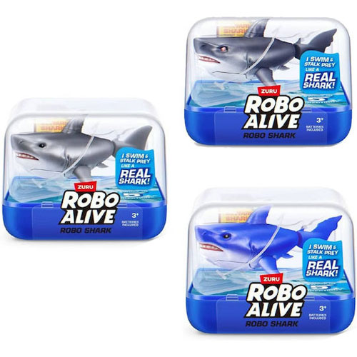 Zuru Robo Alive Robo Shark Ρομποτικός Καρχαρίας που Κολυμπάει Σειρά 1 - Σχέδια 11871165
