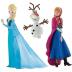 Bullyland Παιχνίδι Μινιατούρες Frozen Elsa, Anna And Olaf, σετ δώρου 3τμχ 13446