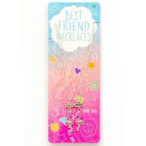 Gama Brands Best Friends Necklaces Κρεμαστό σετ 2τεμ Flamingos 14482397