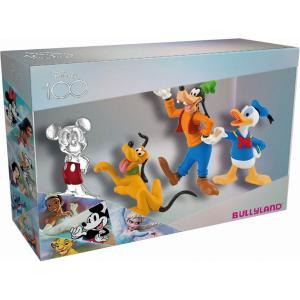 Bullyland Παιχνίδι Μινιατούρα Disney 100th Anniversary Platinum (Σετ των 4 τεμαχίων) 15150
