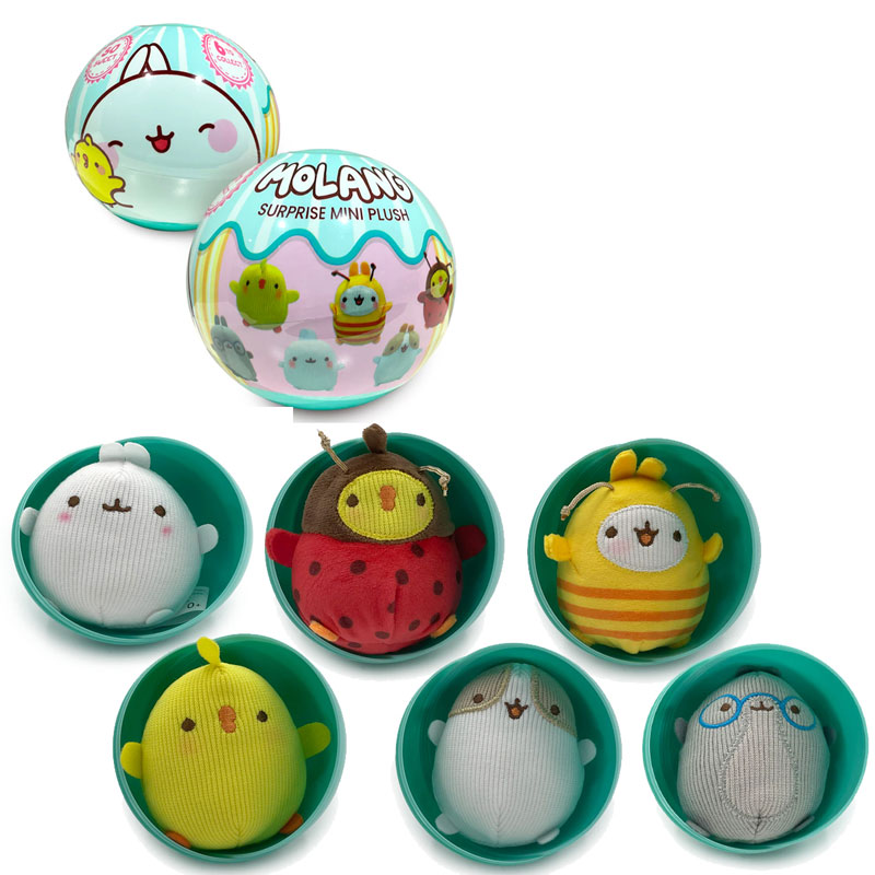 Khadou Μπάλα Molang Λούτρινο 8cm - Σχέδια 17921042