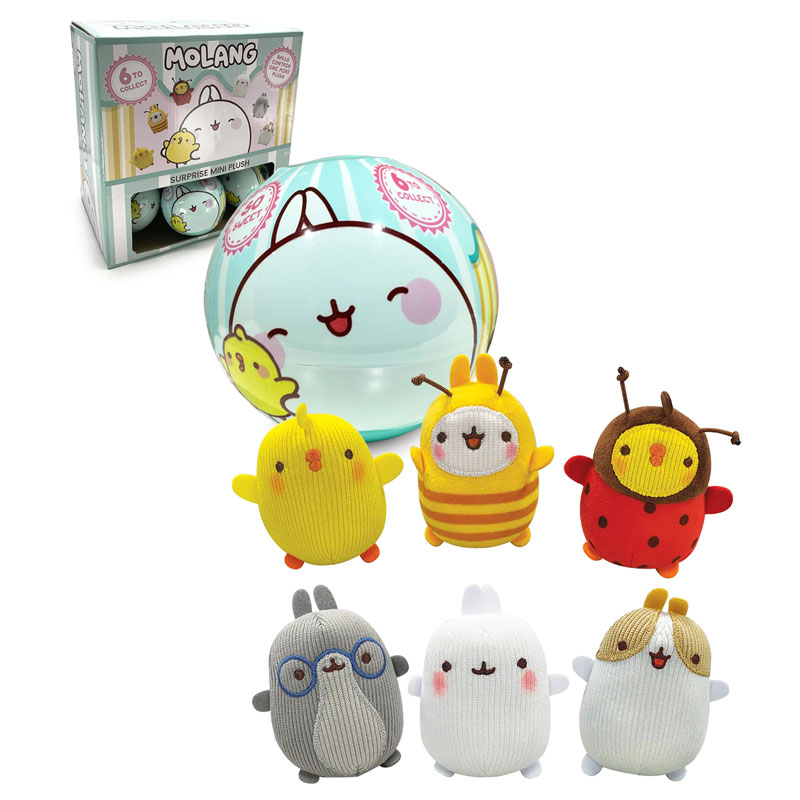 Khadou Μπάλα Molang Λούτρινο 8cm - Σχέδια 17921042
