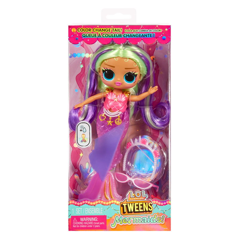 MGA Entertainment L.O.L Surprise Mermaids! Tweens Mermaid Doll - Cleo Cove 510437-EUC