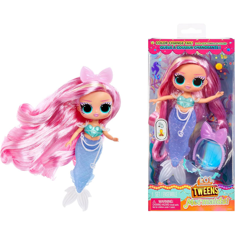 MGA Entertainment L.O.L Surprise! Mermaids Tweens Mermaid Doll - Lola Waves 510451-EUC