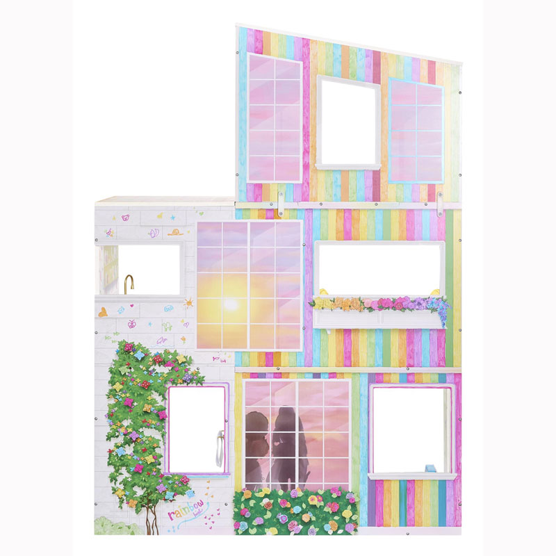 MGA Rainbow High Color & Play House 543077-EUC