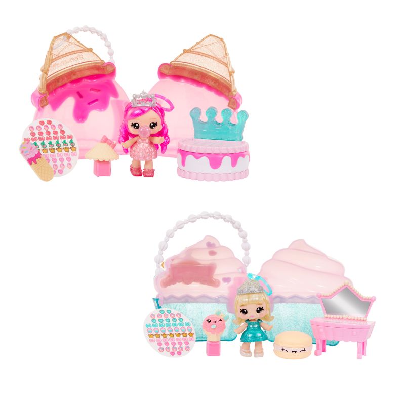 MGA Entertainment Yummiland Beauty Bag Playset & Lip Gloss Doll - Σχέδια 546719-EUC