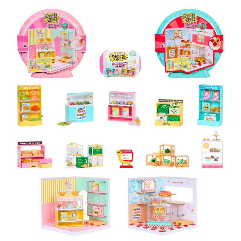 MGA Entertainment Miniverse™ - Make It Mini Spaces Furniture 547426-EUC
