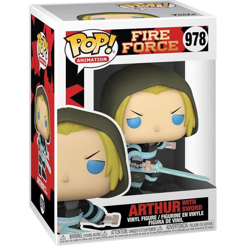Funko Pop! Animation: Fire Force - Arthur with Sword #978 Vinyl Figure