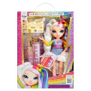 MGA Entertainment Rainbow High Junior Rockband Doll Amaya 23cm 565772-EUC