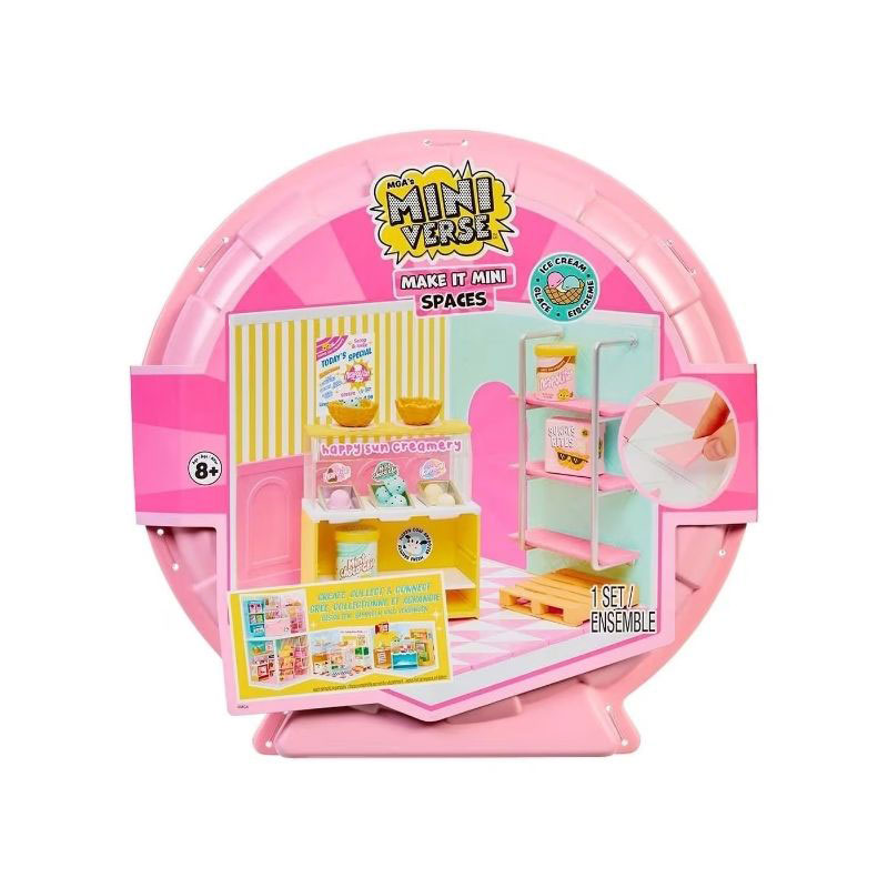 MGA Entertainment Miniverse™ - Make It Mini Spaces Starter Pack Ice Cream - Παγωτατζίδικο