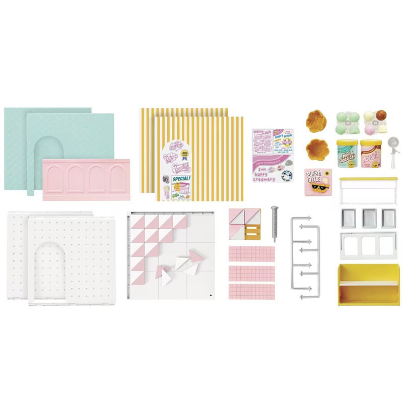 MGA Entertainment Miniverse™ - Make It Mini Spaces Starter Pack Ice Cream - Παγωτατζίδικο