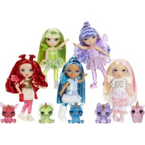 MGA Entertainment Rainbow High Littles Fantasy Dolls Νεράιδες 14cm - Σχέδια 567400-EUC