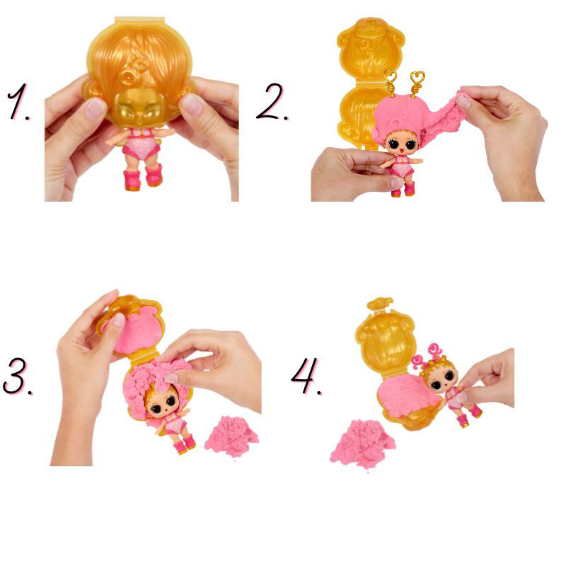 MGA Entertainment L.O.L. Surprise Squish Sand Magic Hair Tots Μαγικά Χτενίσματα - Σχέδια 593188EUC