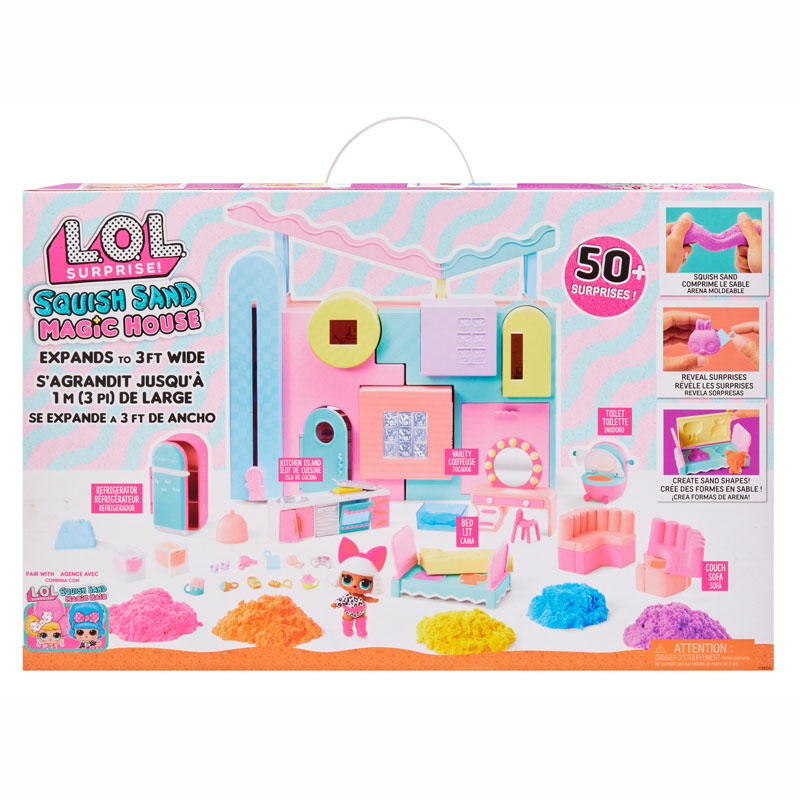 MGA Entertainment L.O.L. Surprise Squish Sand Μαγικό Σπιτάκι με αδερφούλα 593218EUC