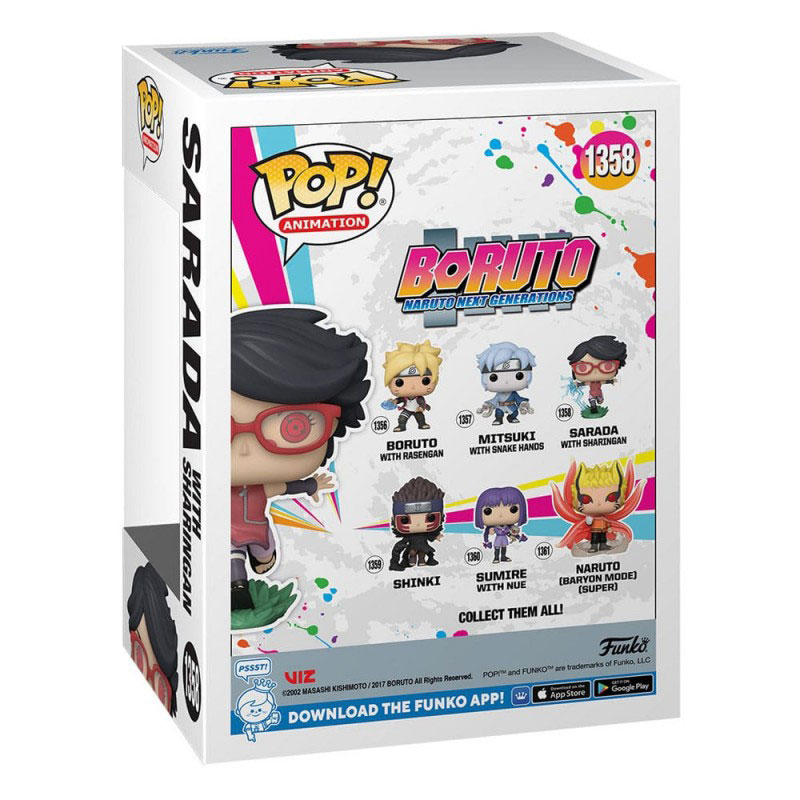 Funko Pop! Funko Pop! Animation: Boruto S3 - Sarada with Sharingann #1358 Vinyl Figure