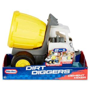 MGA Entertainment Little Tikes Dirt Digger Όχημα 2 σε 1 Cement Mixer (Μπετονιέρα)