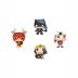 Funko Pocket Pop! 4-Pack DC Super Heroes – Happy Holidays Tree Box Vinyl Figures Keychain 65542