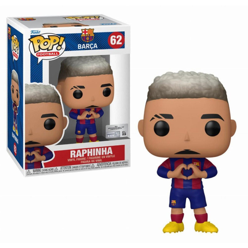 Funko Pop! Football: Barcelona - Raphinha #62 Vinyl Figure