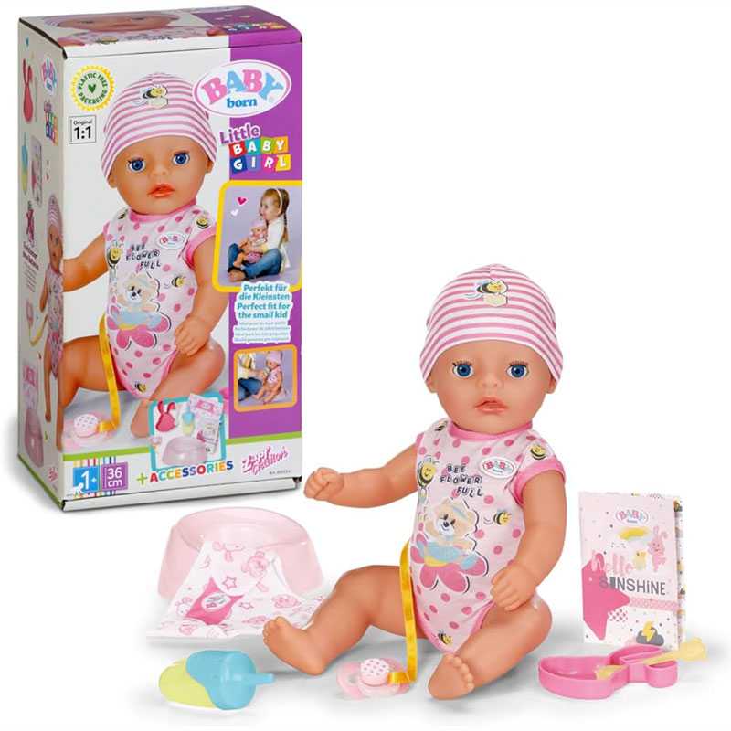 ZAPF Baby Born® Διαδραστική Little Magic Κούκλα 36cm 834596-116224
