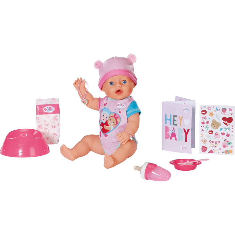 ZAPF Baby Born® Emma Διαδραστική Κούκλα με αξεσουάρ 43cm 834800-116724