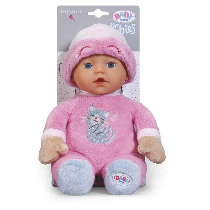 ZAPF Baby Born® Sleepies Απαλή Κούκλα Αγκαλίτσας με φορμάκι Ροζ 30cm 837726-116725