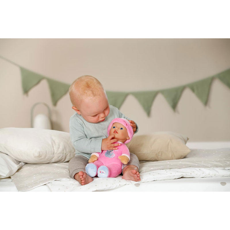 ZAPF Baby Born® Sleepies Απαλή Κούκλα Αγκαλίτσας με φορμάκι Ροζ 30cm 837726-116725