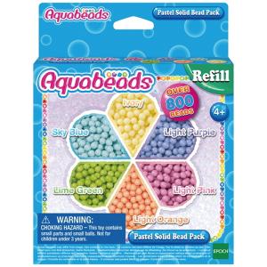 Aquabeads Refill Pastel Solid Bead Pack 31505