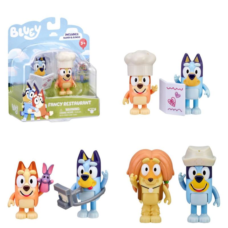 Giochi Preziosi Bluey Φιγούρες 2 Pack S2 3 ΣΧΕΔΙΑ BLY07000