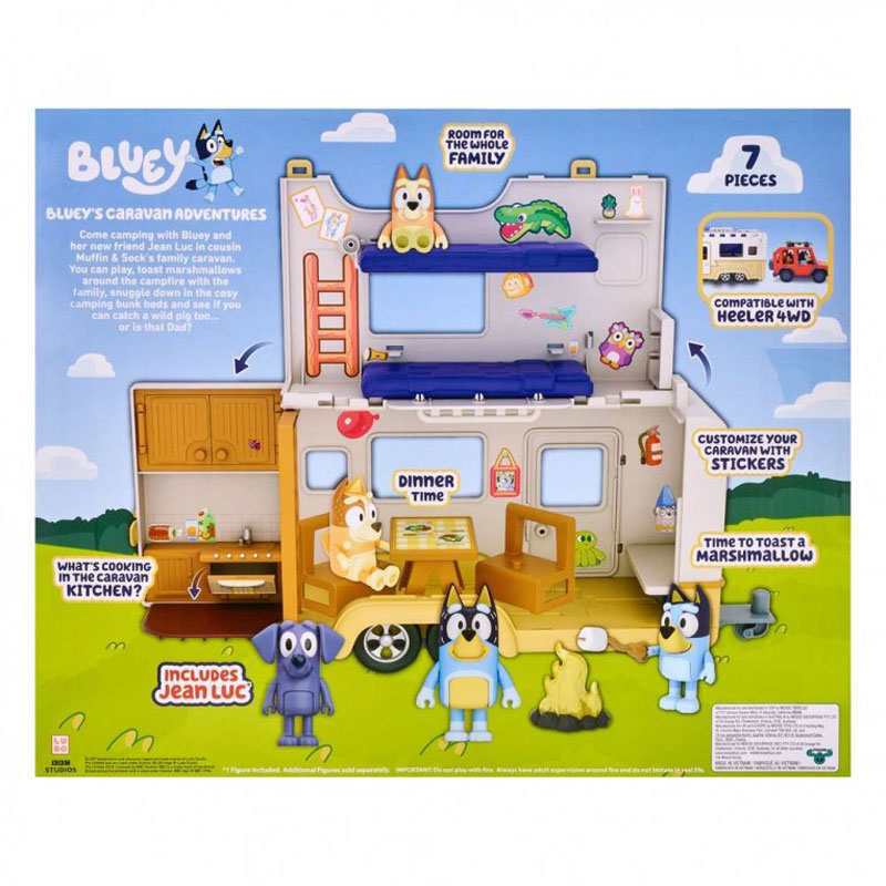 Giochi Preziosi Bluey Σετ Παιχνιδιού Τροχόσπιτο BLY50000
