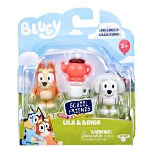 Giochi Preziosi Bluey Φιγούρες 2 Pack Bingo & Lila 6cm BLY87000