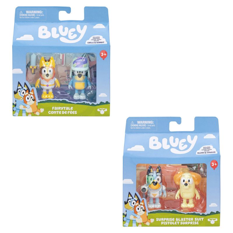Giochi Preziosi Bluey Φιγούρες με αξεσουάρ 2 Pack - Σχέδια BLY91110