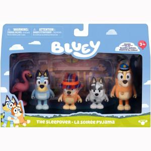Giochi Preziosi Bluey Φιγούρες 4 Pack The Sleepover 6cm BLYB8000