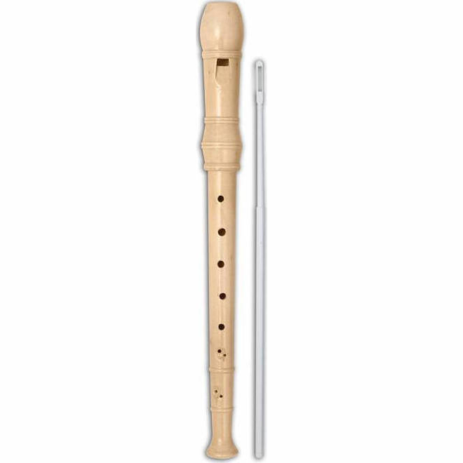 Bontempi Wooden Baroque Recorder Φλογέρα Ξύλινη 28 νότες School BN313210