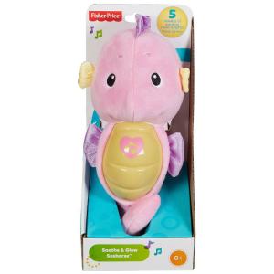 Fisher Price Soothe' N' Glow Ιππόκαμπος, Φωτεινό Αλογάκι Θάλασσας Ροζ DGH73