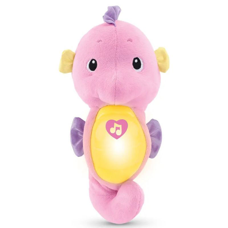 Fisher Price Soothe' N' Glow Ιππόκαμπος, Φωτεινό Αλογάκι Θάλασσας Ροζ DGH73
