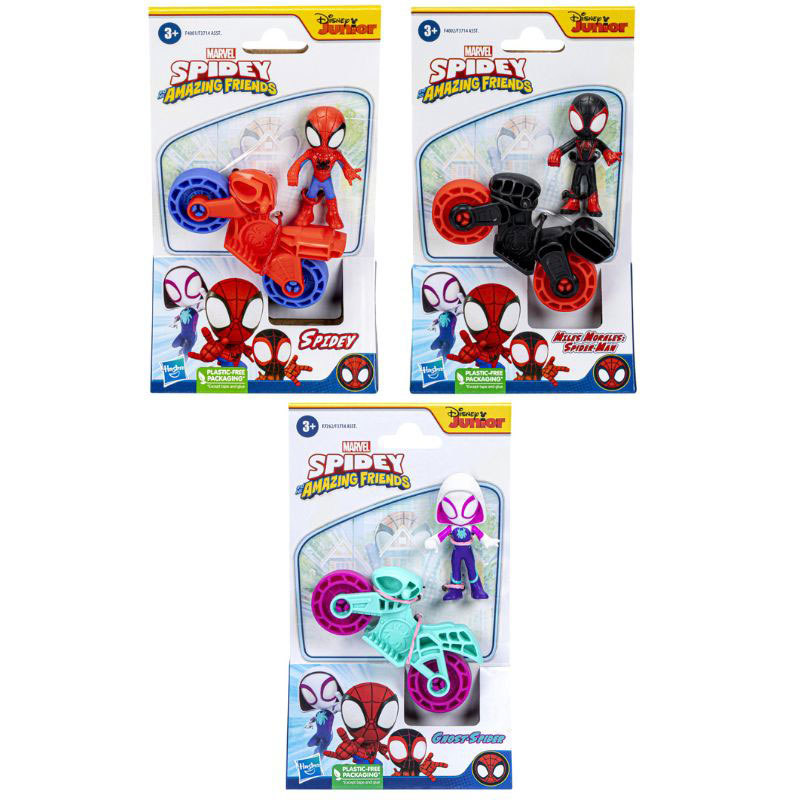 Hasbro Marvel Spidey & His Amazing Friends 6cm - Σχέδια F3714