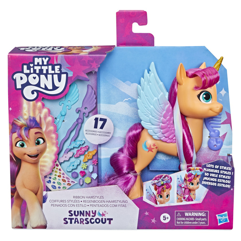 Hasbro My Little Pony Ribbon Hairstyles Sunny Starscout F3873