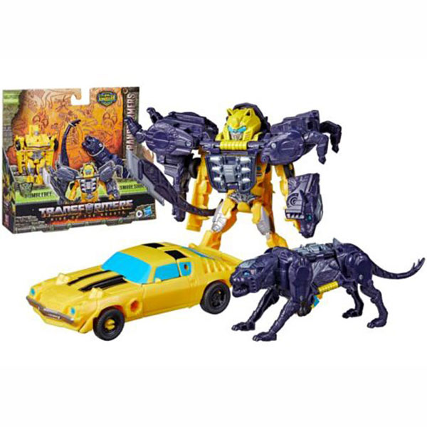 Hasbro Transformers Rise of the Beasts Alliance 2 Pack Bumblebee 12cm & Snarlsaber 18cm F4617