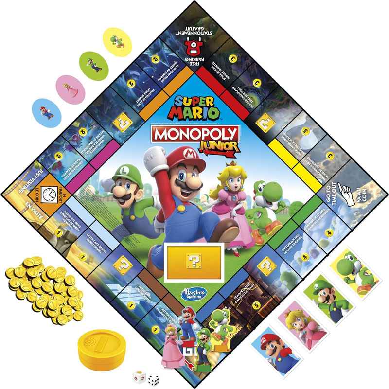 Hasbro Επιτραπέζιο Monopoly Junior Super Mario F4817