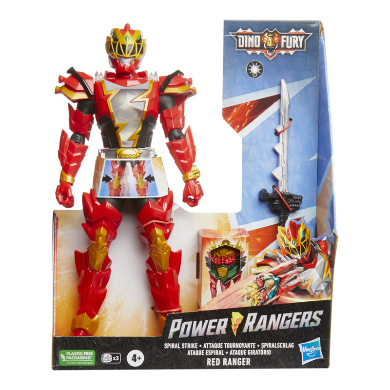 Hasbro Power Rangers Dino Fury Φιγούρα Spiral Strike Red Ranger F5718