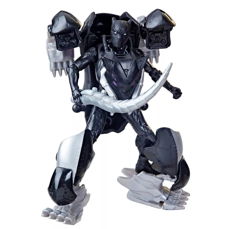 Hasbro Marvel Mech Strike: Mechasaurus - Black Panther Action Figure 10cm F6676