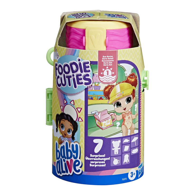 Hasbro Baby Alive Foodie Cuties Drink Bottle Sun Series 1 F6970