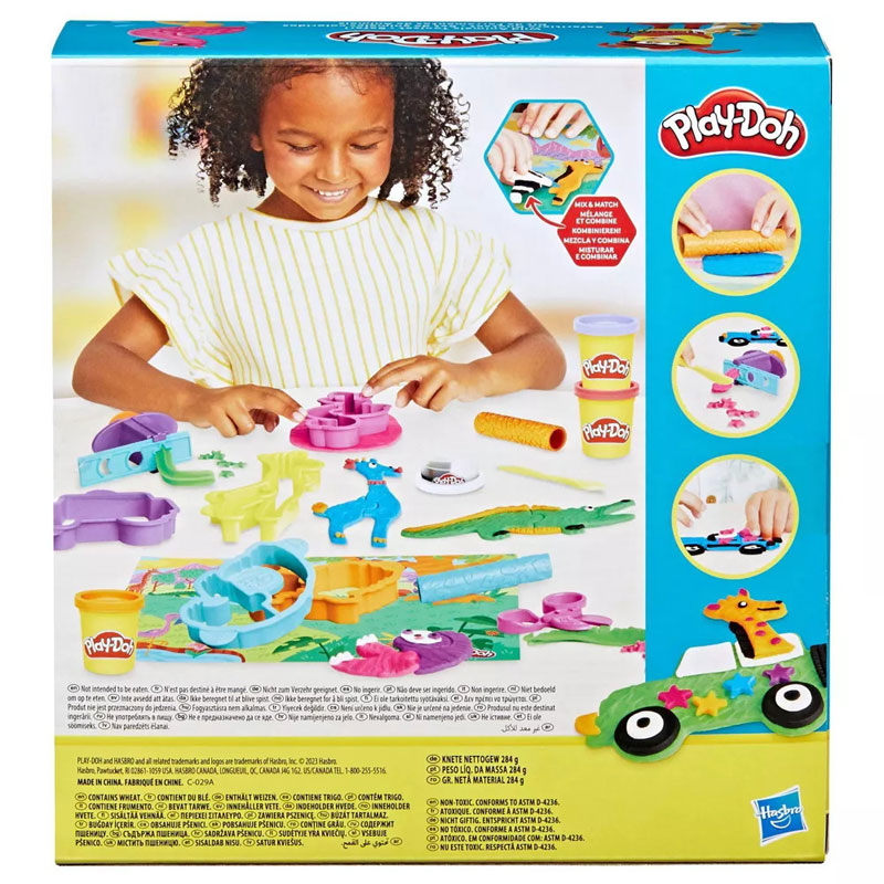 Hasbro Play-Doh Wild Animals Safari Toolset F7213