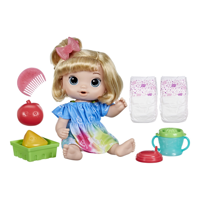 Hasbro Baby Alive Fruity Sips Apple Blonde Hair F7356