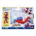 Hasbro Marvel Spidey And His Amazing Friends Spidey 10cm With Motorcycle F7459