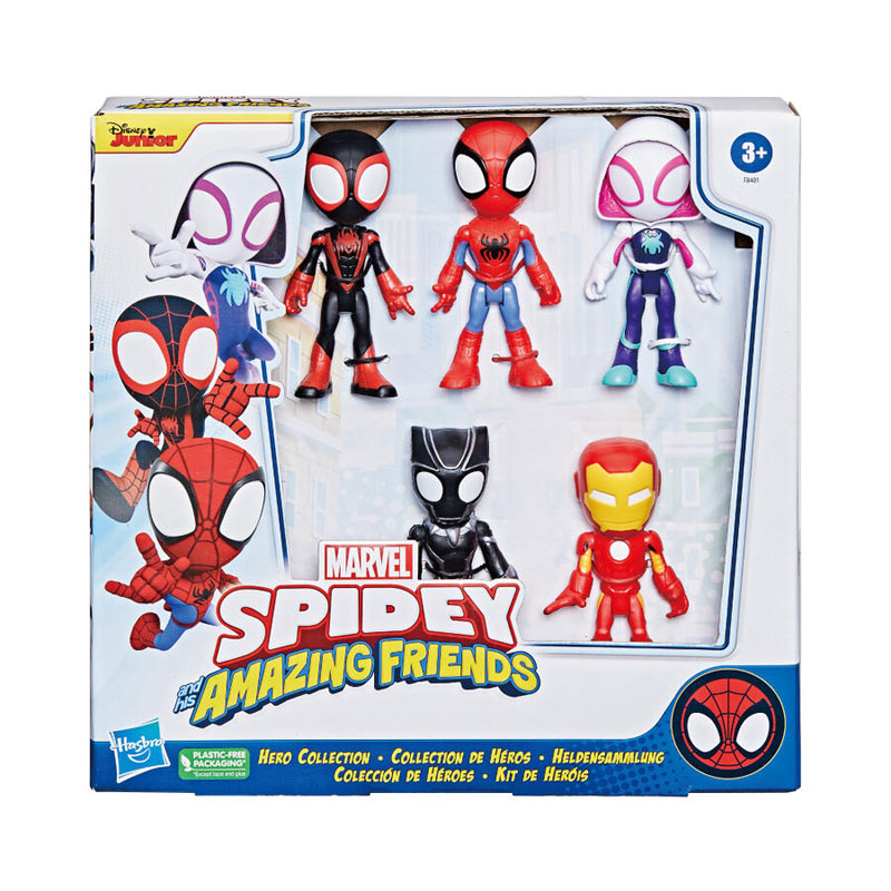 Hasbro Marvel Spidey and His Amazing Friends Heroe Collection Pack F8401